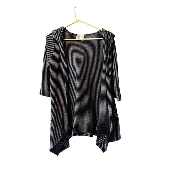 Saturday Sunday  For Anthropologie Open Cardigan Hoodie Size Measured Loungewear - Picture 1 of 11
